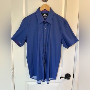 Buttercloth Men’s short-sleeve buttondown - Size Large
